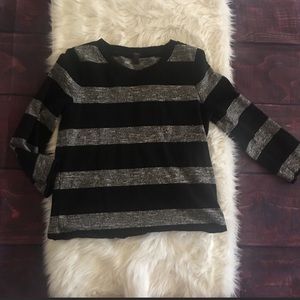 J. Crew Striped Loomknit Sweatshirt